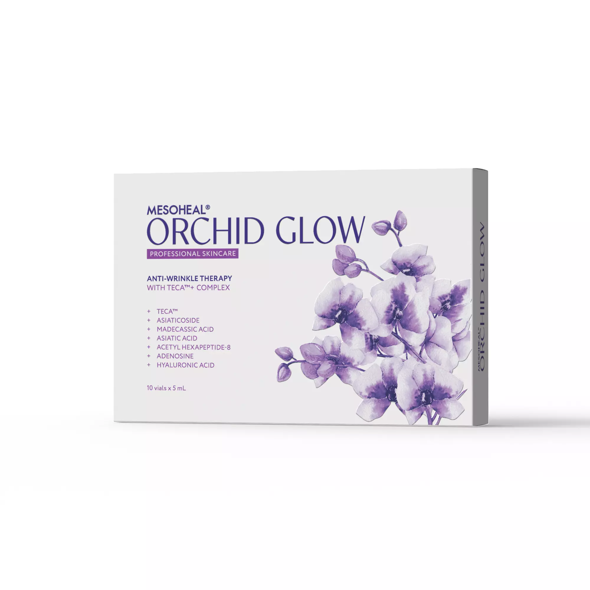 Mesoheal-Orchid-Glow-1.webp 2 Mesoheal Orchid Glow Anti-wrinkle therapy with TECA + Complex 10vials x 5ml - Image 1